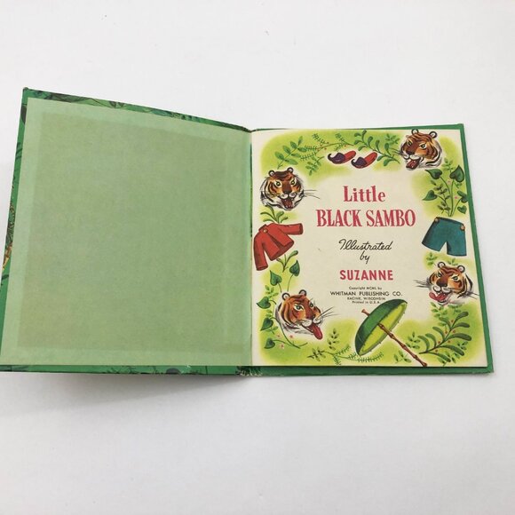 Little Black Sambo Vintage Children's Whitman 1950 Tell-A-Tale Book Hardback - Picture 3 of 6